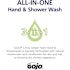 GoJo Foam Hand & Showerwash, Citrus & Ginger Fragrance, 1250 mL Foam Wash Refill for ADX-12 Push-Style Dispenser (Pack of 3)