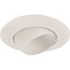 Monument RECESSED LIGHTING 6 IN. WHITE METAL EYEBALL WITH WHITE TRIM