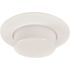 Monument RECESSED LIGHTING 6 IN. WHITE NONMETALLIC VAPOR TRIM WITH DROP OPAL LENS FOR USE IN SHOWER AREA
