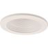 Monument RECESSED LIGHTING UNIVERSAL 4 IN. WHITE METAL BAFFLE WITH WHITE METAL TRIM RING