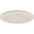 Monument RECESSED LIGHTING UNIVERSAL 4 IN. LOW VOLTAGE WHITE BAFFLE WITH WHITE TRIM RINGS INCLUDES CLEAR GLASS LENS