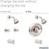 MOEN Chateau Single-Handle 1-Spray Tub and Shower Faucet in Chrome (Valve Included)