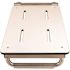 WingIts 29 in. x 15 in. Permanent End-Mount Bathtub Seat with Skis, White