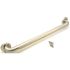 WingIts Premium Series 42 in. x 1.5 in. Diamond Knurled Grab Bar in Satin Stainless Steel (45 in. Overall Length)