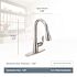 MOEN Arbor Single-Handle Pull-Down Sprayer Kitchen Faucet with Power Boost in Chrome