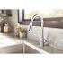 MOEN Arbor Single-Handle Pull-Down Sprayer Kitchen Faucet with Power Boost in Chrome