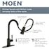 MOEN Arbor Single-Handle Pull-Down Sprayer Kitchen Faucet with Power Boost in Spot Resist Stainless