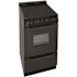 20 in. 2.42 cu. ft. Freestanding Smooth Top Electric Range in Black