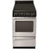 20 in. 2.42 cu. ft. Freestanding Smooth Top Electric Range in Stainless Steel