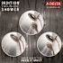 Delta In2ition 5-Spray Patterns 1.75 GPM 6.81 in. Wall Mount Dual Shower Heads in Stainless