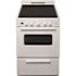 24 in. 2.97 cu. ft. Freestanding Smooth Top Electric Range in White