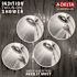 Delta In2ition 5-Spray Patterns 1.75 GPM 6.81 in. Wall Mount Dual Shower Heads in Chrome