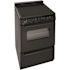 24 in. 2.97 cu. ft. Freestanding Smooth Top Electric Range in Black
