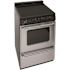24 in. 2.97 cu. ft. Freestanding Smooth Top Electric Range in Stainless Steel