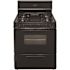 Premier 30 in. 3.91 cu. ft. Freestanding Gas Range in Black