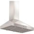 ZLINE Kitchen and Bath 48 in. 400 CFM Convertible Vent Wall Mount Range Hood with Crown Molding in Stainless Steel