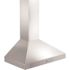 ZLINE Kitchen and Bath 48 in. 400 CFM Convertible Vent Wall Mount Range Hood with Crown Molding in Stainless Steel