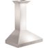 ZLINE Kitchen and Bath 36 in. 400 CFM Convertible Vent Wall Mount Range Hood with Crown Molding in Stainless Steel