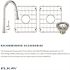 Elkay Fireclay 33 in. Farmhouse/Apron-Front Double Bowl White Gloss Fireclay Kitchen Sink Only