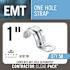 Halex 1 in. Electrical Metallic Tube 1-Hole Straps (50-Pack)