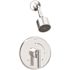 Symmons Dia Single Handle 1-Spray Shower Trim with Solid Brass Escutcheon in Polished Chrome - 1.5 GPM (Valve not Included)