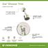 Symmons Dia Single Handle Wall-Mounted Shower Trim Kit with Volume Control in Polished Chrome - 1.5 GPM (Valve not Included)
