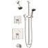 Symmons Duro 2-Handle Tub and 1-Spray Shower Trim Kit with Hand Shower in Polished Chrome (Valves not Included)