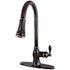 Kingston Brass Classic Single-Handle Pull-Down Sprayer Kitchen Faucet in Oil Rubbed Bronze