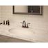 Symmons Elm 4 in. Centerset 2-Handle Mid Arc Bathroom Faucet with Drain Assembly in Seasoned Bronze