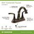 Symmons Elm 4 in. Centerset 2-Handle Mid Arc Bathroom Faucet with Drain Assembly in Seasoned Bronze