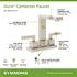 Symmons Duro 4 in. Centerset 2-Handle Bathroom Faucet with Drain Assembly in Brushed Nickel