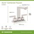 Symmons Duro 4 in. Centerset 2-Handle Bathroom Faucet with Drain Assembly in Polished Chrome
