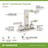 Symmons Duro 4 in. Centerset 2-Handle Bathroom Faucet with Drain Assembly in Polished Chrome