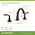 Symmons Minimalist 8 in. Widespread Two Handle Bathroom Faucet with Drain Assembly in Seasoned Bronze