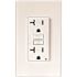 Leviton 20 Amp 125-Volt NEMA 5-20R SmartlockPro 2-Pole Tamper-Resistant Duplex GFCI Receptacle with LED, Ivory