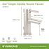 Symmons Single-Handle Single Hole Bathroom Faucet with Drain Assembly in Chrome
