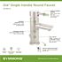 Symmons Single-Handle Single Hole Bathroom Faucet with Drain Assembly in Chrome