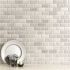 MSI Arabescato Carrara 12 in. x 12 in. x 0.38 in. Honed Marble Mesh-Mounted Mosaic Wall Tile (10 sq. ft./Case)
