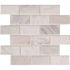 MSI Arabescato Carrara 12 in. x 12 in. x 0.38 in. Honed Marble Mesh-Mounted Mosaic Wall Tile (10 sq. ft./Case)