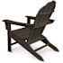 Trex Outdoor Furniture HD Patio Adirondack Chair in Charcoal Black
