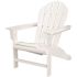 Trex Outdoor Furniture HD Classic White Plastic Patio Adirondack Chair