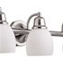 Globe Electric Jayden 5-Piece Satin Nickel All-In-One Bathroom Vanity Light Set