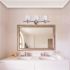 Globe Electric Jayden 5-Piece Satin Nickel All-In-One Bathroom Vanity Light Set
