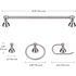 Globe Electric Jayden 5-Piece Satin Nickel All-In-One Bathroom Vanity Light Set
