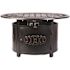 Fire Sense Dynasty 44 in. x 24 in. Round Aluminum LPG Fire Pit