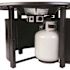 Fire Sense Dynasty 44 in. x 24 in. Round Aluminum LPG Fire Pit