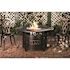 Fire Sense Dynasty 44 in. x 24 in. Round Aluminum LPG Fire Pit