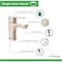 Symmons Single Hole Single-Handle 1.0 GPM Bathroom Faucet with Drain Assembly in Brushed Nickel