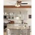 Hunter Oakhurst 52 In. LED Indoor Low Profile Brushed Nickel Ceiling Fan