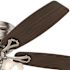 Hunter Oakhurst 52 In. LED Indoor Low Profile Brushed Nickel Ceiling Fan